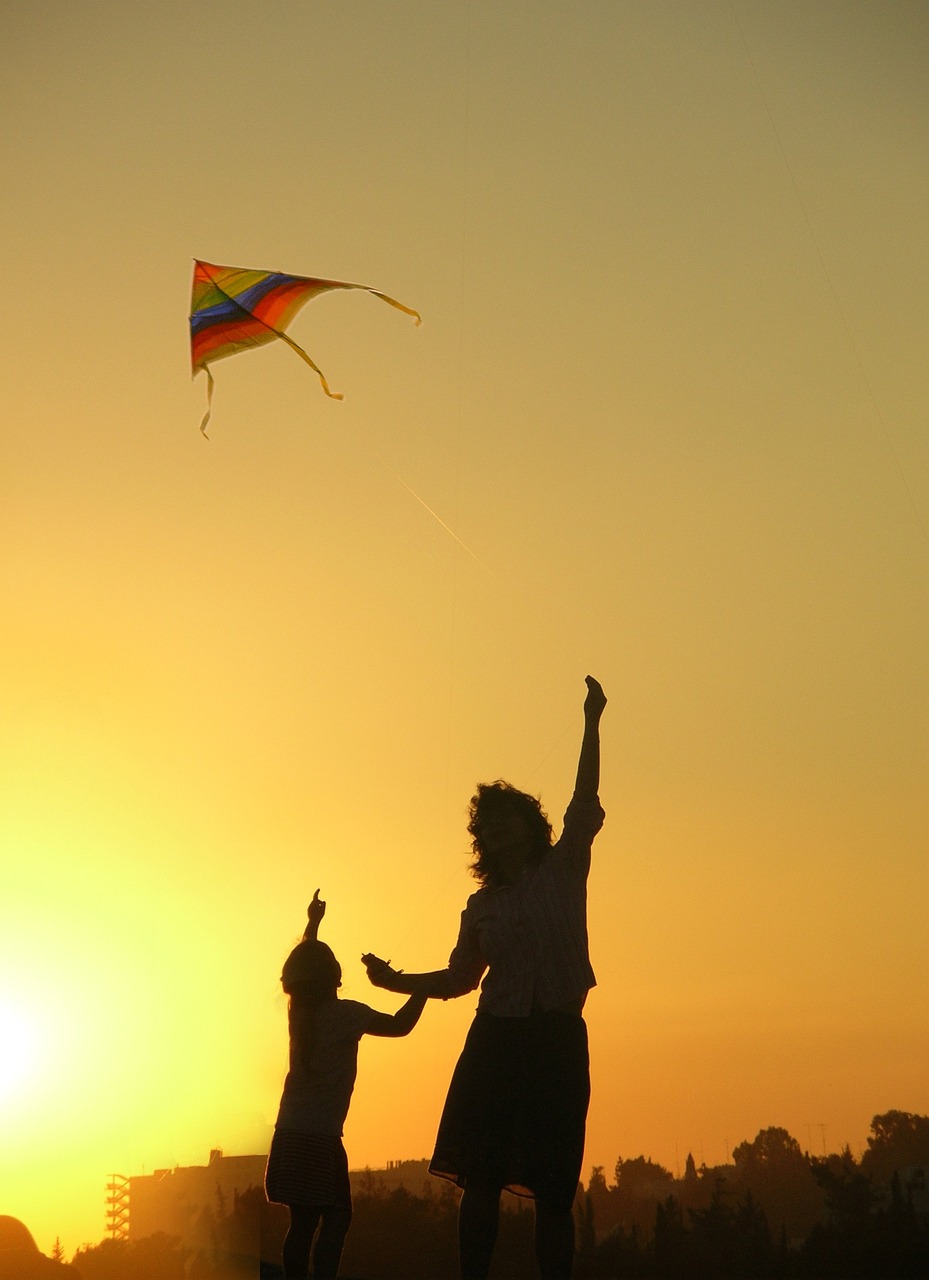 kite, play, family, happy mothers day, happy, childhood, kid, sky, flying, playful, together, summer, child, parent, woman, mother, nature, happiness, activity, game, fun, outdoors, sunset, silhouette, mom, mum